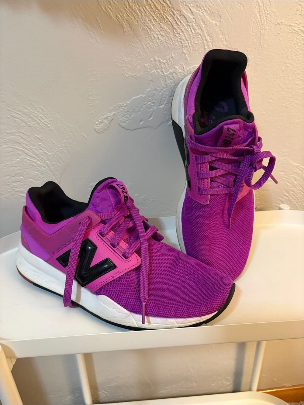 New Balance Women's Athletic Sneakers - Bright Pink & Magenta